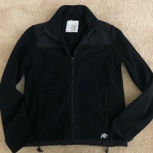 Aeropostale black fleece coat